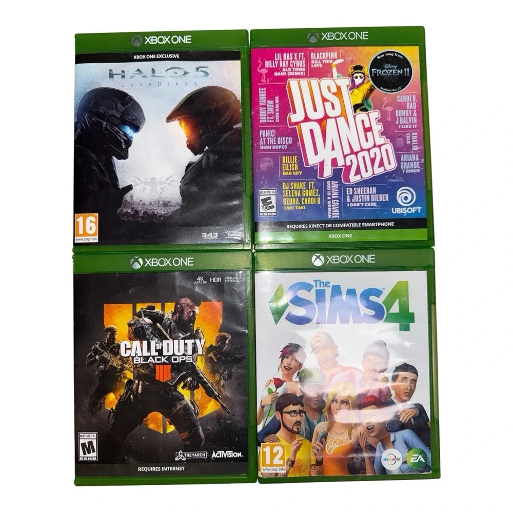 Xbox One Video Game Lot of 4 EUC Untested